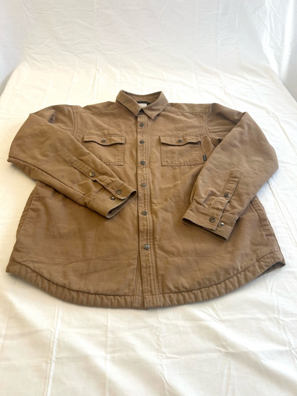 Pre-Owned Columbia Fleece-lined Canvas Shirt Jacket - Picture 4 of 12